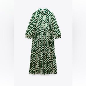 Geometric Print Dress
